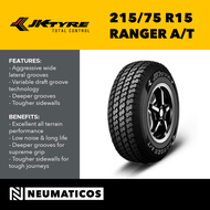 JK Tyre 215/75 R15 4PR Ranger AT All Terrain SUV Tires Made in India