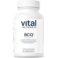 Vital Nutrients BCQ | Vegan Boswellia, Bromelain, Curcumin & Quercetin Supplement | Joint Support Su