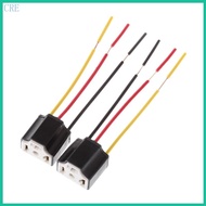 CRE H4 LED 9003 Car Headlight Bulb Holder Wire Lamp Connector Ceramic Adapter Socket