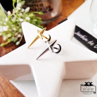 316L Medical Steel Streamline Cross Lock Earrings Ear Bone Single Price Artis A9 05