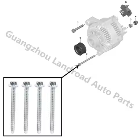 12310392568 Alternator Bolt Set For BMW E87 E88 E90 E91 E92 E93 E60 E61 F10 F11 E63 E64 E65 E66 F01