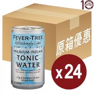 Fever Tree - Fever Tree 英國輕怡印度湯力水 Refreshingly Light Tonic Water (迷你罐裝) - 原箱 150毫升
