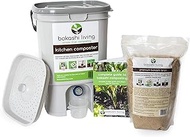 Premium Bokashi Composting Starter Kit (Includes 1 Bokashi Bin, 2.2lbs of Bokashi Bran and Full Instructions)