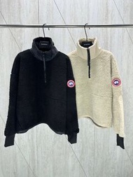 Canada Goose 加拿大鵝搖粒絨半拉鍊外套男女同款