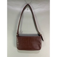 Cotton On Shoulder Bag Cotton On Moon Bag/ Black Mini Croco Bag Cotton On Cotton On Shoulder Bag/ Mi