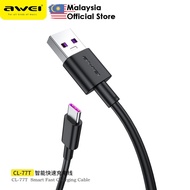 Awei CL-77 Data Cable 5A Fast Charging Cable USB Cable Type-C Micro 1M Length 100cm Mobile Kabel Awe