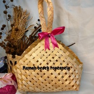 Woven Bamboo Ketupat Bag Bamboo Basket Unique Ketupat Basket