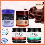 Pure Keratin Collagen Hair Restructuring Treatment Mask 1000ml /Lavender treatment/ Lavender Keratin (Original)