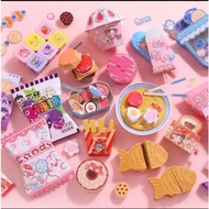 Handmade Materials Package Cuties Stickers Food Play Handmade Material for DIY Crafting kids