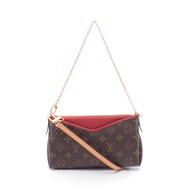 【二手】路易威登LOUIS VUITTON手拿包 M41638 櫻桃紅 PVC 塗層帆布皮革 Pallas 手拿包 女士二手 A