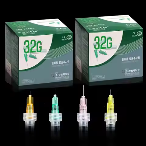 Painless Small 34g 2.5mm Sharp Tip Needle Disposable Packaged for teeth Sterile Needle Eyelid Tool P