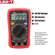 UNI-T UT33A UT33B UT33C UT33D บวกกระเป๋ามัลติมิเตอร์เครื่องวัดกระแสไฟดิจิตอลโวลต์มิเตอร์วัดความต้านท