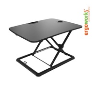 ERGOWORKS EW-MT201 Ultra-slim Sit Stand Desk Converter 5 Height Adjustments For Laptop Ergonomic Off