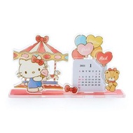 Japan Sanrio - Hello Kitty 日版 2021 立體造型 亞克力 座檯 年曆 桌上 擺設 月曆 日曆 吉蒂貓 KT 凱蒂貓 Kitty (日本假期)
