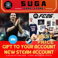 [PLAY ONLINE] EA SPORTS FC 26 SEND AS GIFT | NEW Steam Account [CAN CHANGE ALL DETAILS]