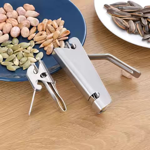 Stainless Steel Melon Seed Peeling Artifact Pine Nut Opening Device Melon Seed Peeler Peanut Sheller