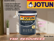 20L Jotun Majestic Sense - 0001 White - Interior wall Paint / Cat Dinding