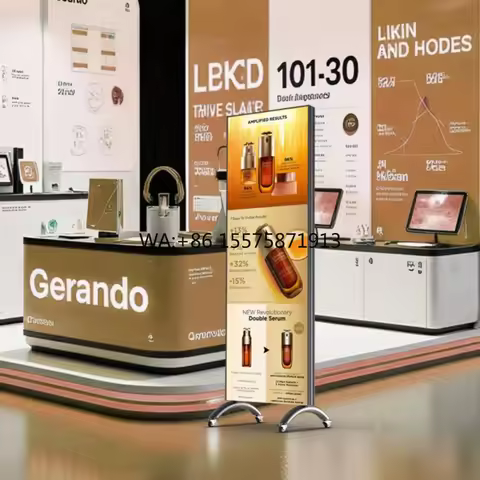 COB P1.2 P1.5 P1.8 P2.5 Indoor Foldrable Led Poster Screen Led Digital Display for Banner Portable L