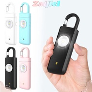 ZAIJIEEE Emergency LED Torch Keyring, Portable Panic Security Personal Alarm Safety Keychain, ABS Ke