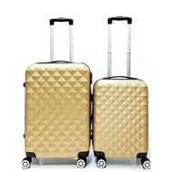 Spot DIAMOND 20INCH 24INCH ABS TRAVEL LUGGAGE SUITCASE BAG/BEG BAGASI DESIGN D beg bagasi