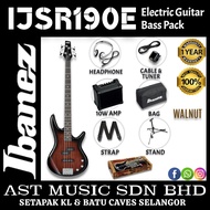 Ibanez IJSR190E Electric Bass Guitar Jumpstart Bass Package – Walnut Sunburst ( IJSR-190 / Ijsr190e 