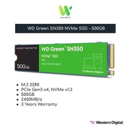Western Digital WD Green SN350 NVMe PCIe SSD Solid State Drives M.2 2280 500GB