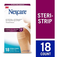 (EXP: N/A) 3M NEXCARE STERI-STRIP SKIN CLOSURE 1/2" x4" (18'S/BOX)