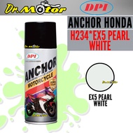 ANCHOR H234* H234 H 234 EX5 PEARL WHITE MOTORCYCLE SERIES Can Spray Paint Cat Spray Tin HONDA EX5 DREAM C70 GBO