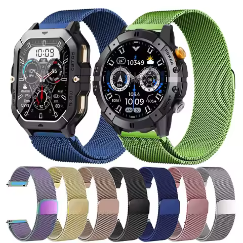 22mm Milanese Loop Band For CUBOT C29 Smart Watch Bracelet Correa For CUBOT C28 C29 GT 3 Metal Strap
