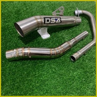 ✆ ✲ ✟ (tambutso) 1set exhaust tube daeng sai4 / ds4 pipe for motorbike tmx125/155 rs150/gtr ytx125
