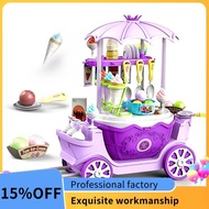 Ice Cream Shop Toys for Kid - Toddler Ice Cream Maker and Store Cart Pretend Playset Scoop and Learn Edutational Toy