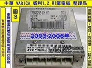 中華 VARICA 威利 1.2 引擎電腦 2002- 17066 753 ECM ECU 維修 行車電腦 修理  點火