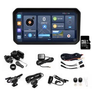Ekleva 6 Inch DVR Xe Máy Android 14 8 Lõi 4 + 64GB Động Cơ Không Dây Carplay Android xe máy tự động
