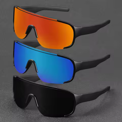 Extra Large Frame Sunglasses for Men Women, Windproof Outdoor Casual Sports Cycling Running UV400 le
