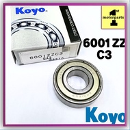 KOYO C3 BEARING 6001 ZZ C3 100% ORIGINAL KOYO MADE IN JAPAN