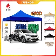 【FFS】25kg 10x20Ft Roof Night Market Canopy Camping Tent Khemah Canopy Frame 10x10 White Pole Kanopi 