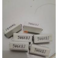 5 WATT 6K8 OHM CHALK RESISTOR PER 10 PCS