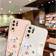 For Huawei P20 Pro P30 Pro P40 Pro P50 Pro P60 Pro P60 Phone Case with Same Color Bracket Cute Bear 