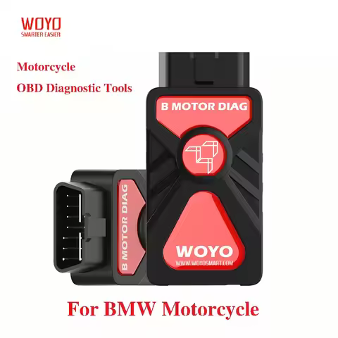 WOYO CTB008 OBDII Supports Motorcycle Diagnostic Tools For BMW All EU4 Compliant Round 10-Pin Diagno