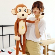Cute Gibbon Doll Little Monkey Stuffed Toy Ragdoll Long Leg Monkey Doll Free Children's Birthday Gif