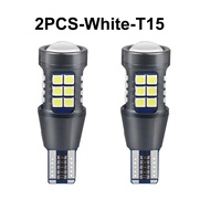 1 Cặp 12V Tín Hiệu Bóng Đèn LED T15 921 912 W16W Đèn Dự Phòng Led Canbus 3030 27SMD T15 Led Siêu Sán