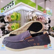 Crocs 卡駱馳沃爾盧帆布鞋男鞋 平底鞋