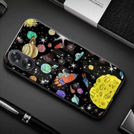HP (GC 124) Oppo A38 glass Softcase - Casing Oppo A38hp - Oppo A38 case - Oppo A38 Casing - Silicone