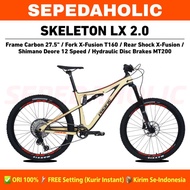 Sepeda Gunung MTB PACIFIC SKELETON LX 2.0 Carbon 27.5 Inch 12 Speed