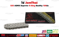 โซ่โอริง 525 พระอาทิตย์ 120ข้อ แถมข้อต่อกิ๊ปล็อคและหมุดย้ำ โซ่ JOMTHAI โซ่ 525 ORING โซ่ 525 XRING โ