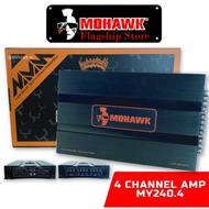 Mohawk MY Series 4 Channel High Power Amplifier MY240.4 Power Amp 4ch Car Amplifier