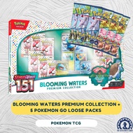 (Self-Collect Only) Pokemon S&V: 151 Blooming Waters Premium Collection + 5 Pokemon Go Loose Packs (