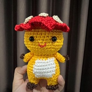 GANTUNGAN AMIGURUMI NAILONG| NAILONG knitted doll| NAILONG KNITTED KEYCHAIN