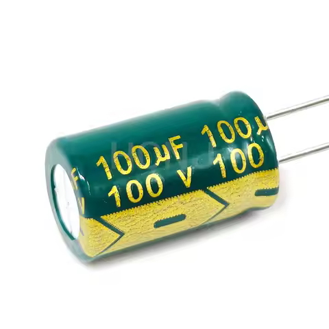 10PCS 100V100uf 10x17mm Aluminum Electrolytic Capacitor 100uf100v 100v 100uf 100V 100mf 100vdc 100MF