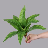 Simulation Plant Bird's Nest Fern Leaf Plant Wall Decoration Leaf Green Leaf Large Leaf Flower Slot 